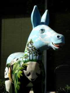 Political Environmental Donkey Statue