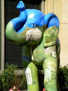 Political Environmental Elephant Statue