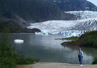 Mendenhall Glacier in Alaska 2008