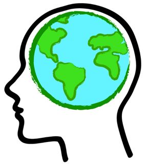 Earth inside the Brain